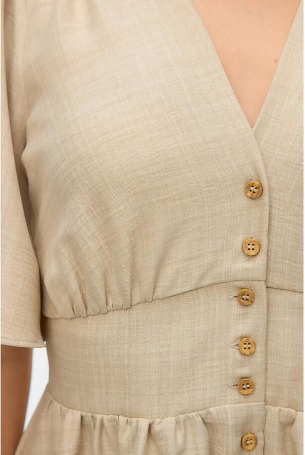 Vero Moda Mini-jurk VMMELANEY 2 4 SHORT DRESS WVN NOOS