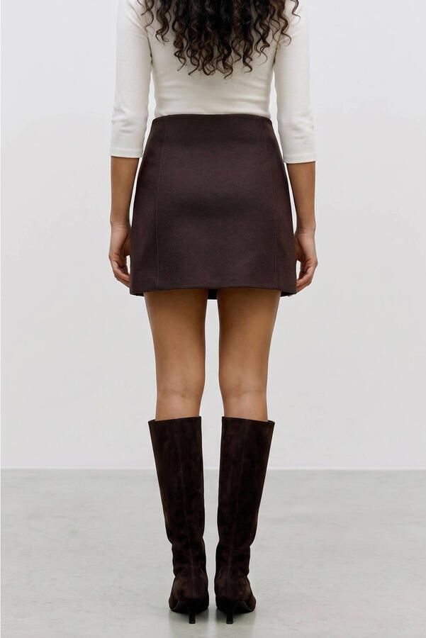 VERO MODA korte rok bruin - Foto 3