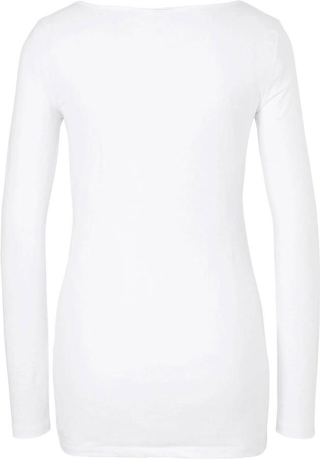Vero Moda Dames Trui met Lange Mouwen Wit Dames - Foto 3