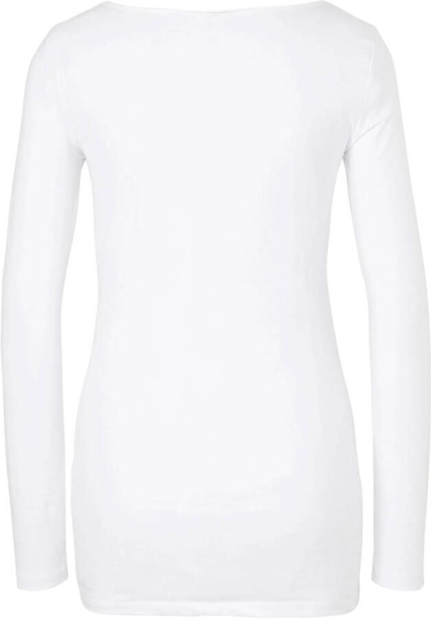 Vero Moda Dames Trui met Lange Mouwen Wit Dames