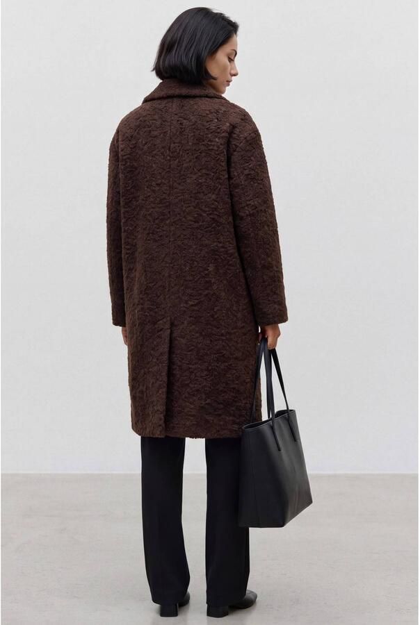 Vero Moda Lange jas met bouclé-structuur model 'VMELENA' - Foto 2