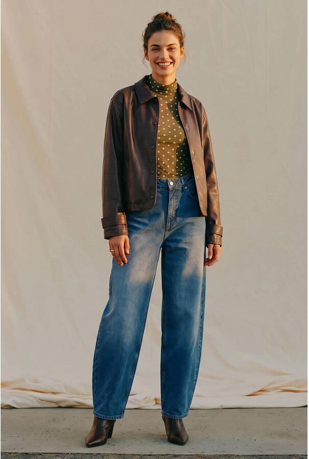 VERO MODA manteljas bruin