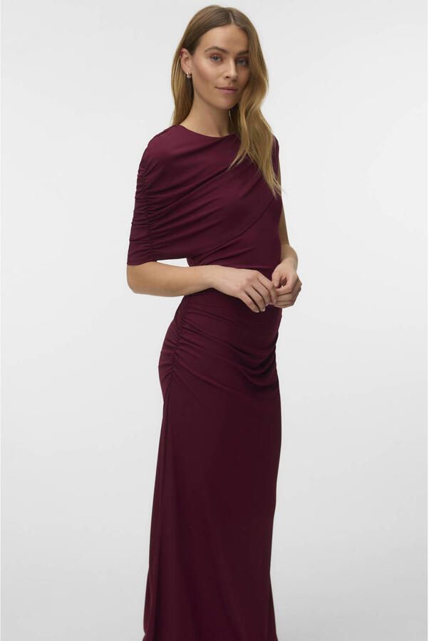 Vero Moda Nauwsluitende avondjurk met korte cape model 'KASSANDRA' - Foto 3