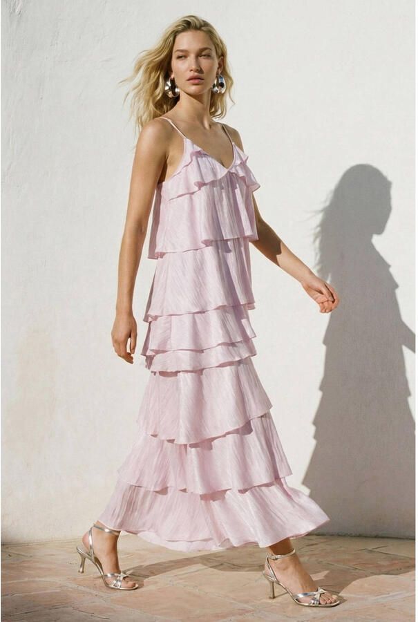 VERO MODA maxi jurk lila - Foto 2