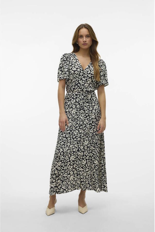 Vero Moda Zomerjurk VMALBA SS CALF DRESS WVN GA NOOS - Foto 3