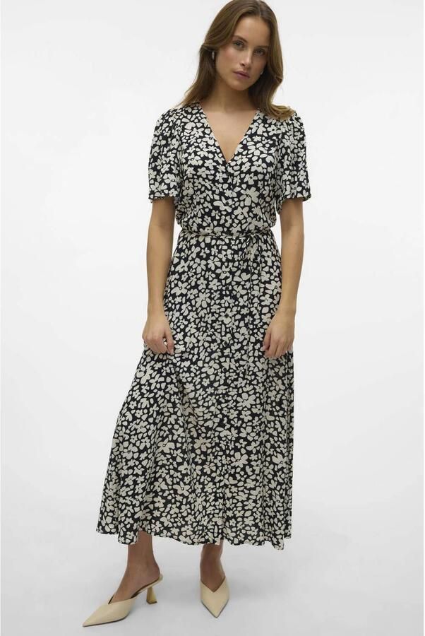 Vero Moda Zomerjurk VMALBA SS CALF DRESS WVN GA NOOS - Foto 2