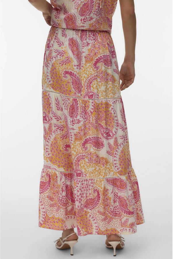 VERO MODA maxi rok roze