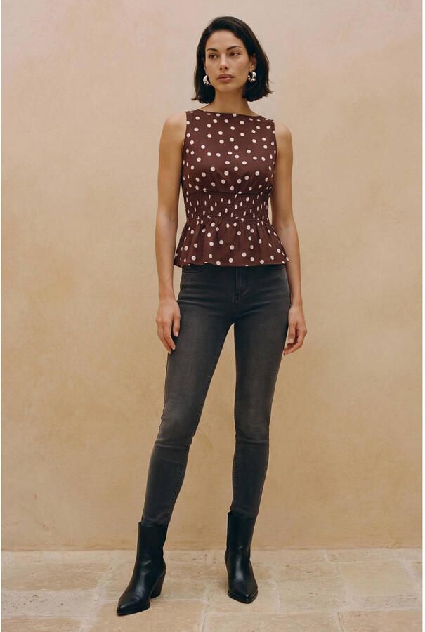 Vero Moda Skinny fit jeans VMTANYA MR S PIPING JEANS VI207 GA NOOS - Foto 2