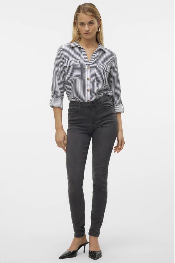 Vero Moda Skinny fit jeans VMTANYA MR S PIPING JEANS VI207 GA NOOS - Foto 3