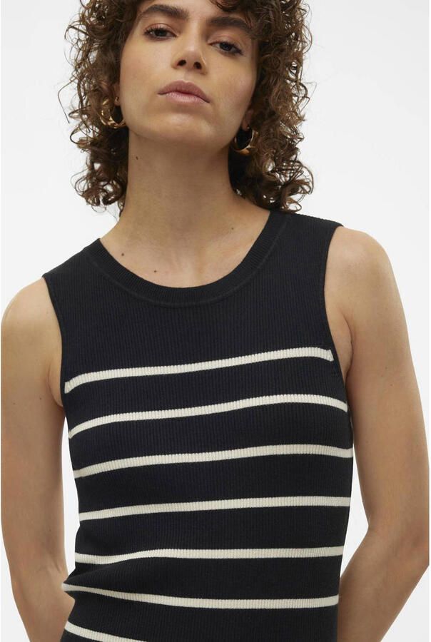 VERO MODA midi jurk gebreid zwart