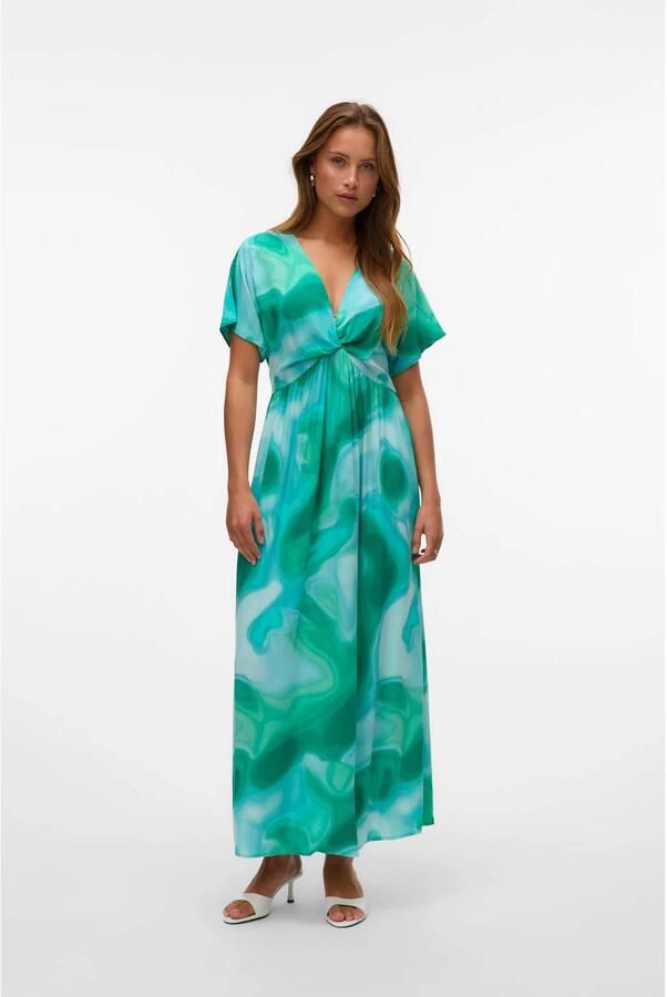VERO MODA midi jurk groen