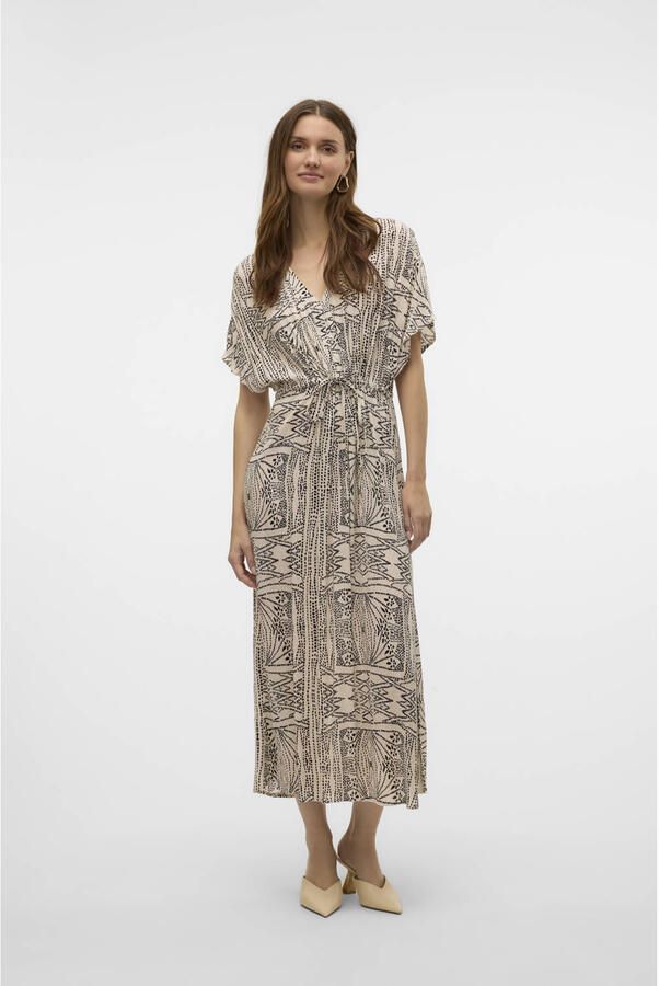 Vero Moda Maxi-jurk VMMENNY SS 7 8 KAFTAN WVN GA - Foto 3