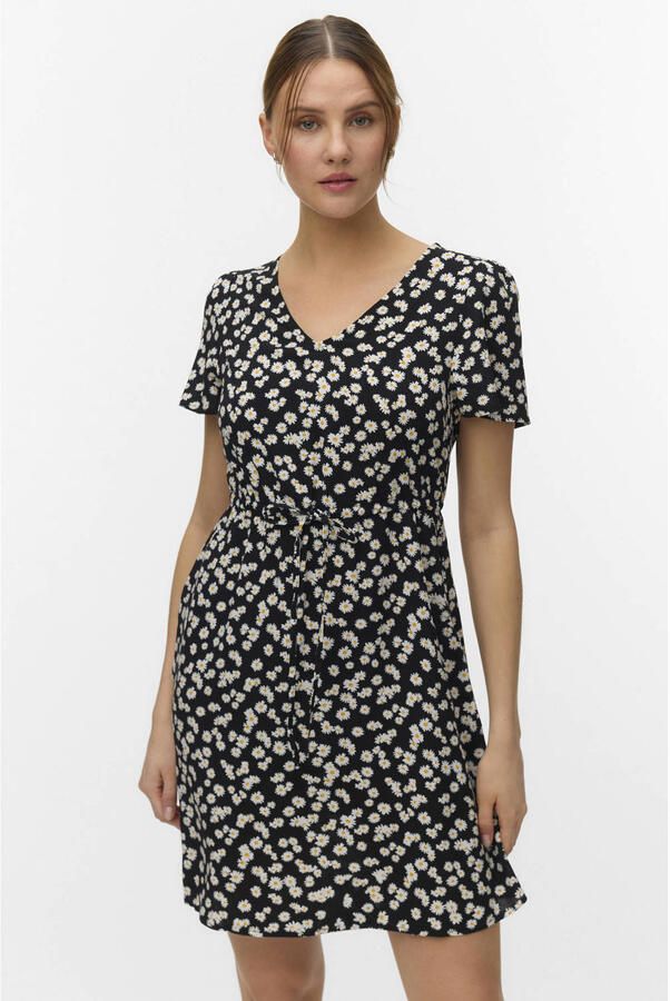 Vero Moda Getailleerde vrijetijdsjurk van pure viscose model 'EASY JOY'
