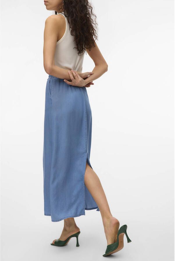 Vero Moda Soepele midirok van lyocell model 'FLEUR' - Foto 3