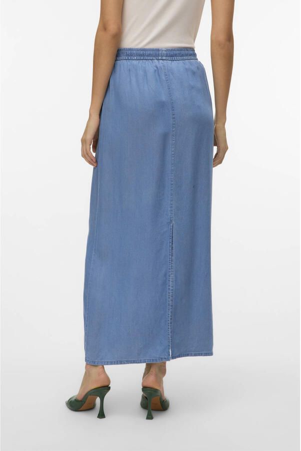Vero Moda Soepele midirok van lyocell model 'FLEUR'
