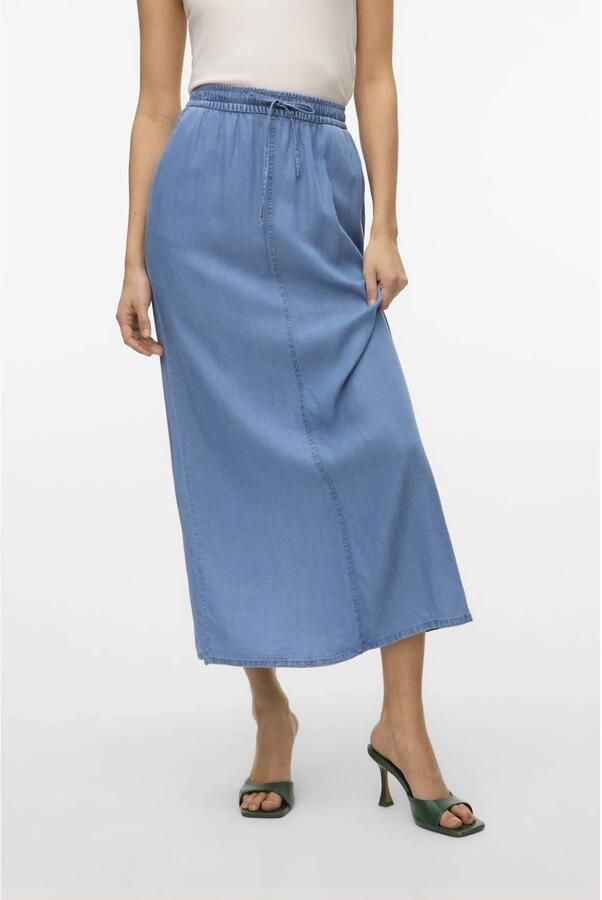 Vero Moda Soepele midirok van lyocell model 'FLEUR' - Foto 2