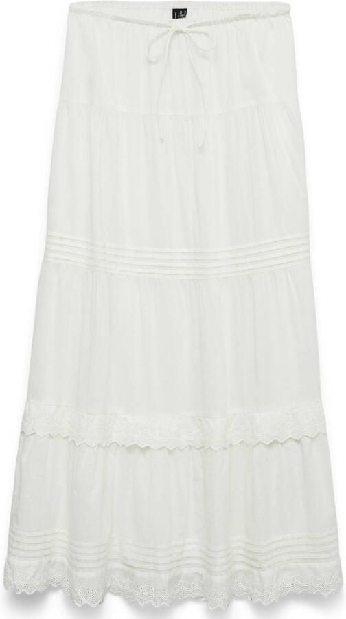 VERO MODA midi rok wit - Foto 5