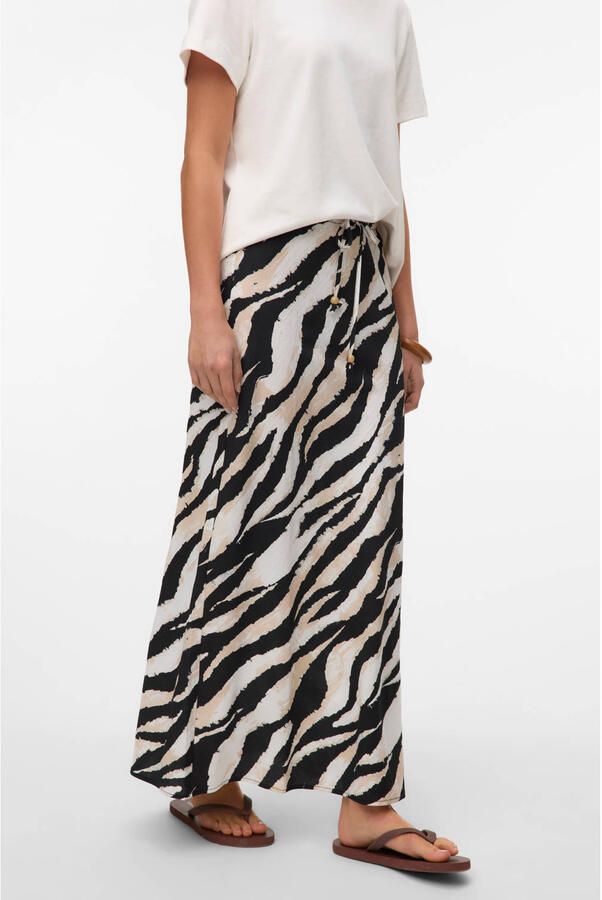 VERO MODA midi rok zwart - Foto 3