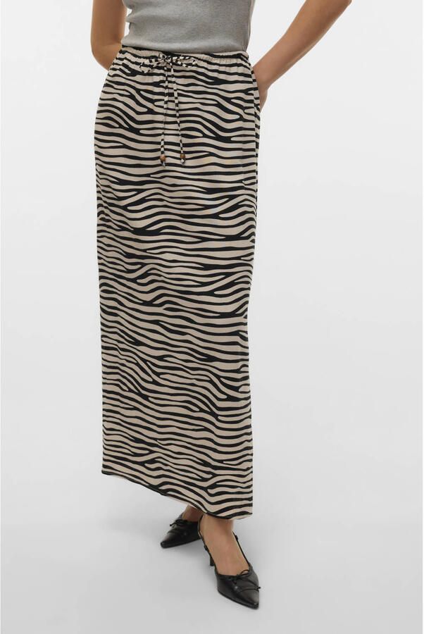 VERO MODA midi rok zwart - Foto 2