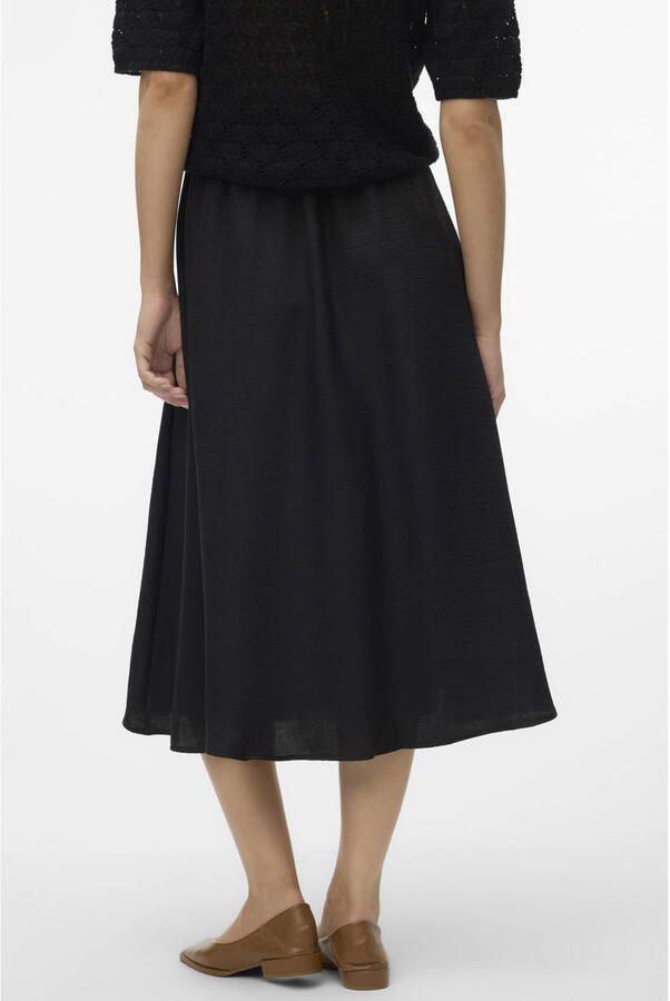 Vero Moda Maxirok VMMELANEY HW BUTTON CALF SKIRT WVN NOOS - Foto 2