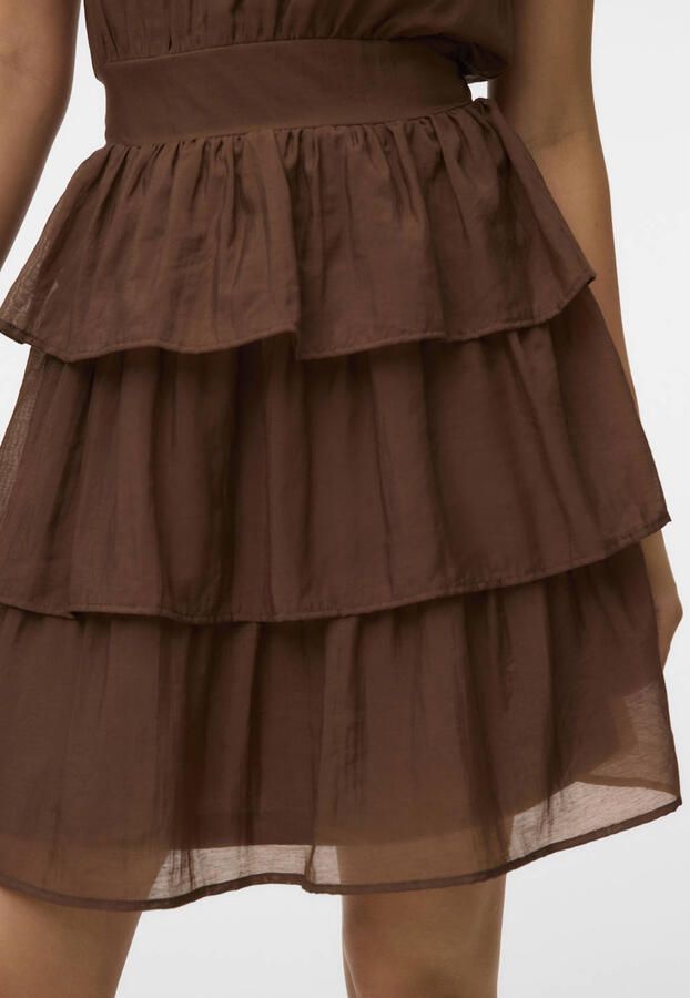 VERO MODA mini jurk bruin - Foto 2