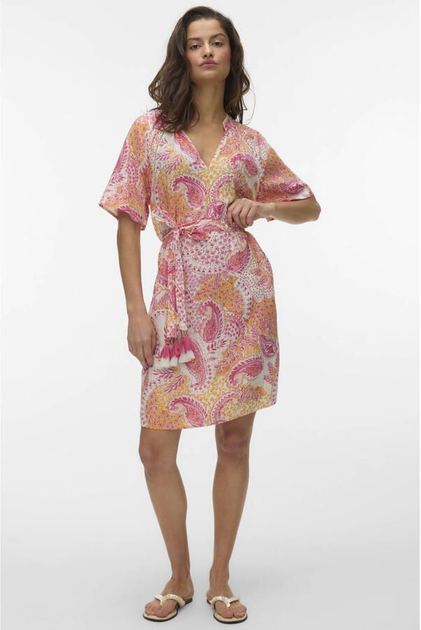 VERO MODA mini jurk roze - Foto 2
