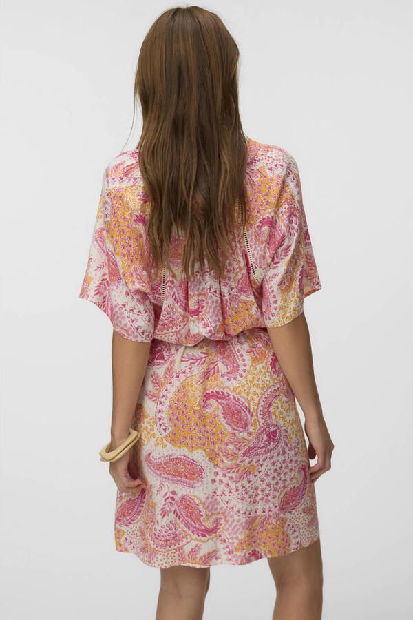 VERO MODA mini jurk roze - Foto 3