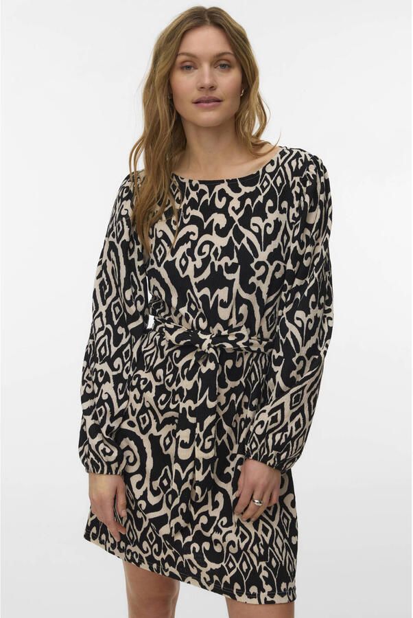 VERO MODA mini jurk zwart