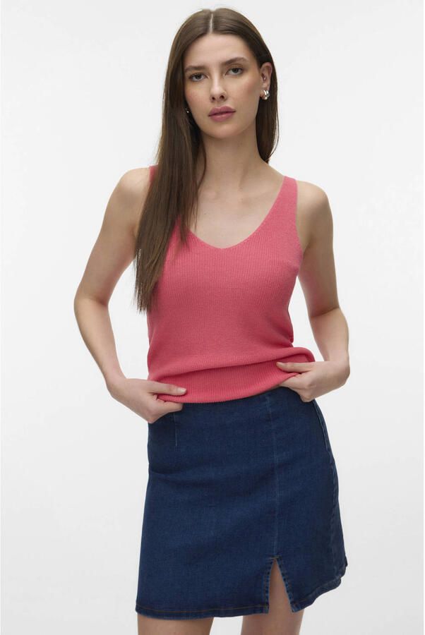 Vero Moda regular fit knitwear-top van viscosemix model 'NEWLEX'
