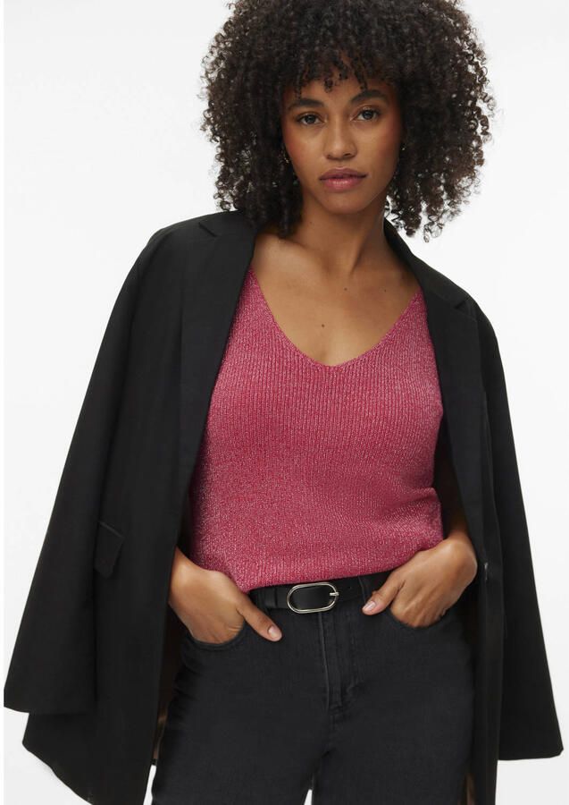VERO MODA mouwloze top gebreid