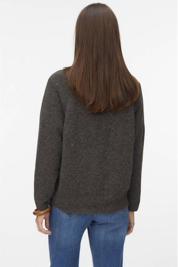 Vero Moda Comfort fit gebreid jack met V-hals model 'BOOM' - Foto 3