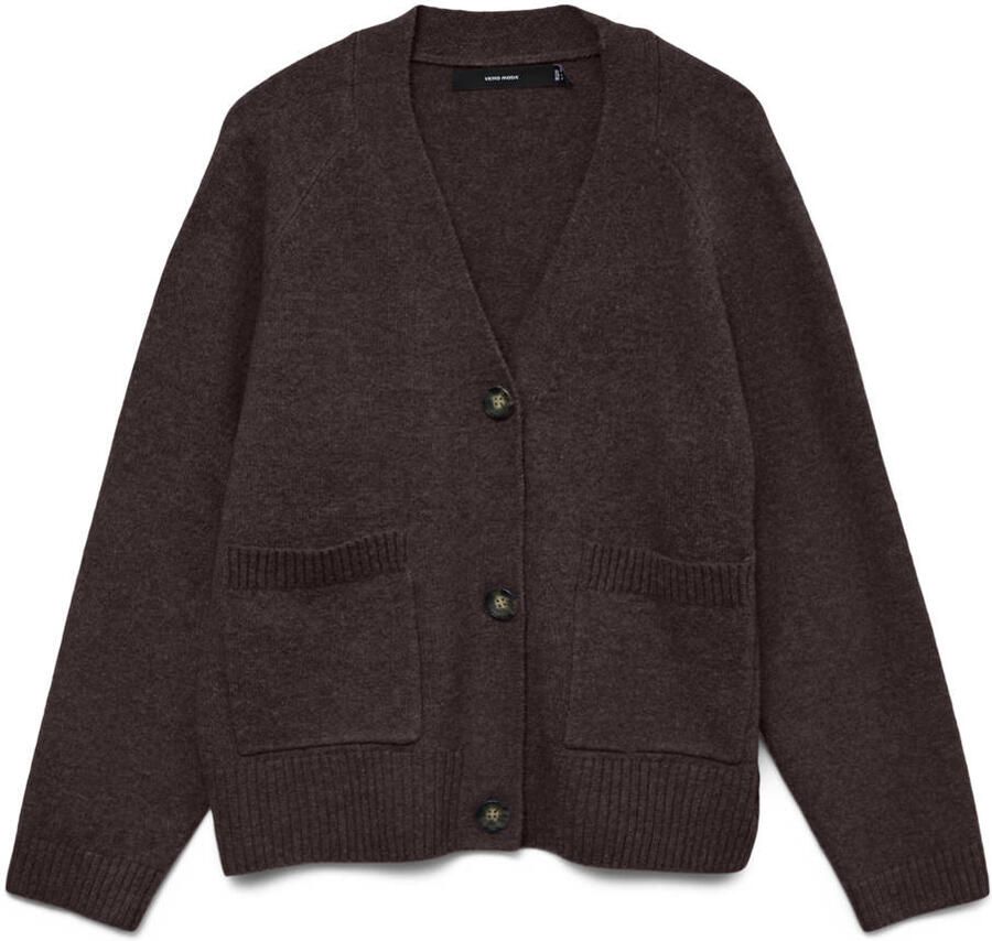 Vero Moda Comfort fit gebreid jack met V-hals model 'BOOM' - Foto 2