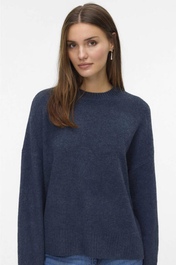Vero Moda Gebreide trui VMBOOM LS O-NECK PULLOVER GA NOOS
