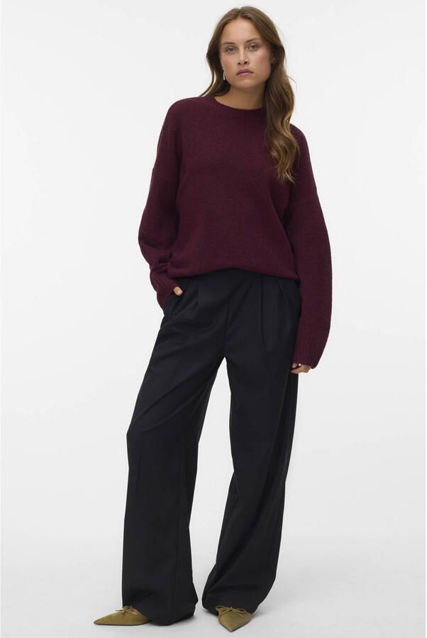 Vero Moda Gebreide trui VMBOOM LS O-NECK PULLOVER GA NOOS - Foto 2