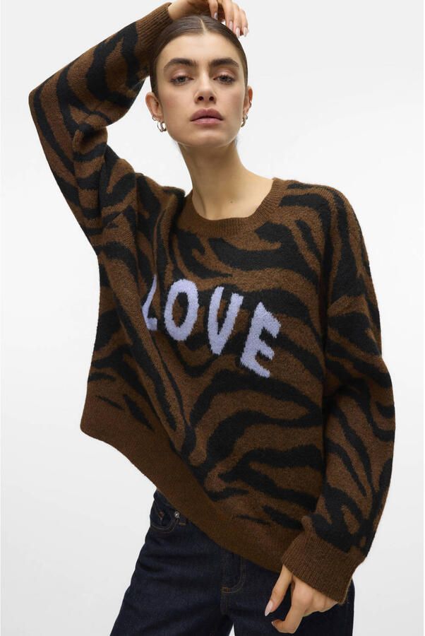 Vero Moda Regular fit gebreide pullover met wol modell 'NEWKAI' - Foto 1