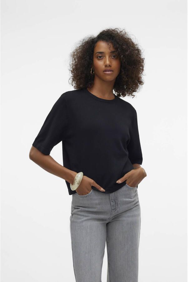 Vero Moda Trui met korte mouwen VMSILJE 2 4 O-NCK OVERSIZE PULL GA NOOS - Foto 2