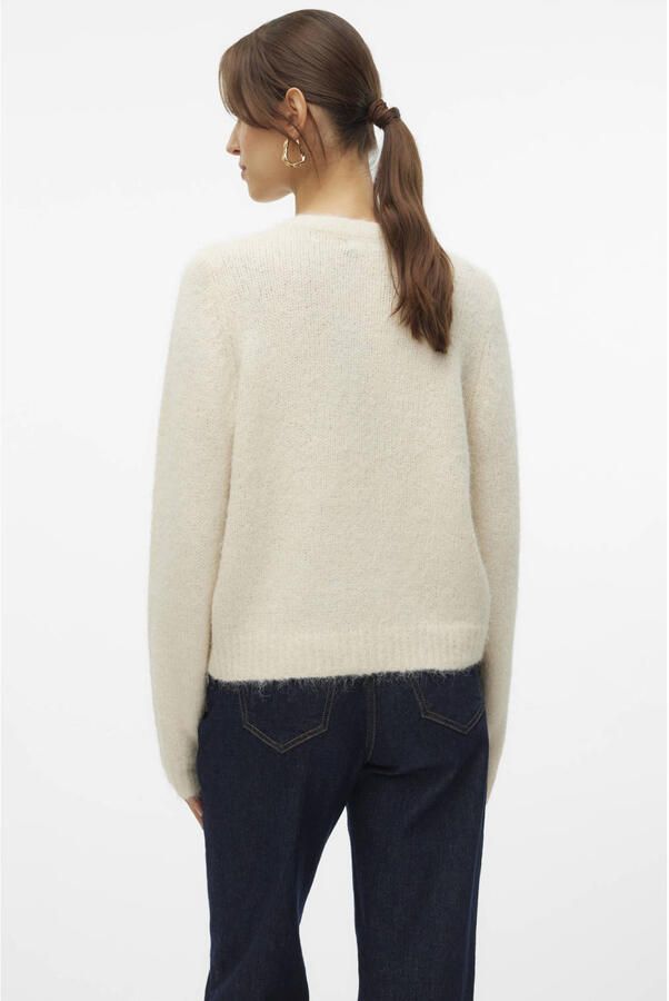 Vero Moda Regular fit gebreid jack met wol en knoopsluiting model 'NOVAH' - Foto 2