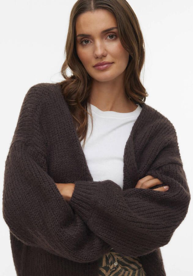 Vero Moda Loose fit gebreid jack met ballonmouwen model 'MAYBE'