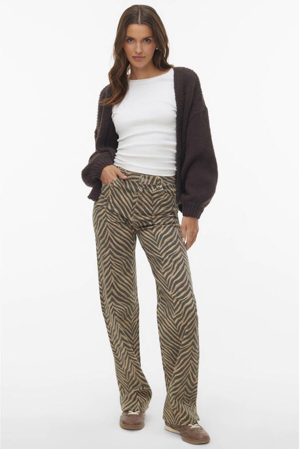 Vero Moda Loose fit gebreid jack met ballonmouwen model 'MAYBE' - Foto 2