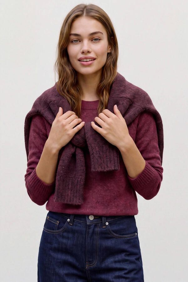 Vero Moda Regular fit pullover met ronde hals model 'DOFFY' - Foto 3