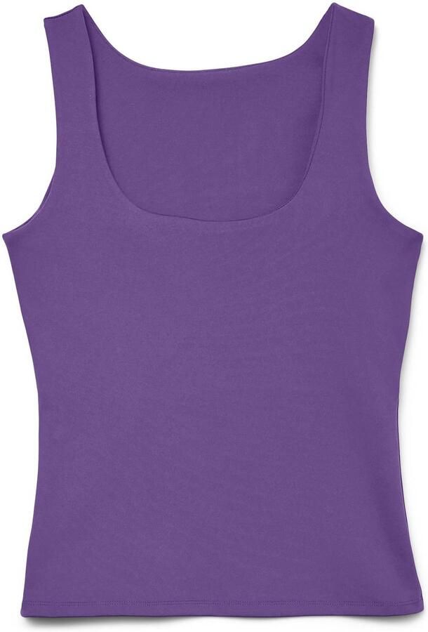 VERO MODA rechtvallende top paars