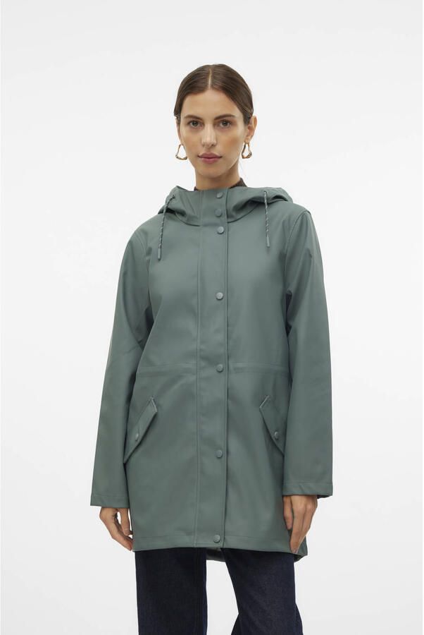 Vero Moda Regular fit functioneel jack met tunnelkoord in de taille model 'MALOU'