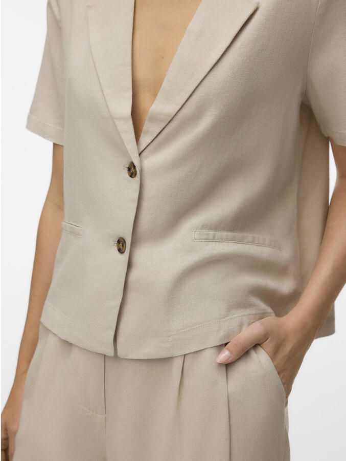 VERO MODA regular blazer beige - Foto 2