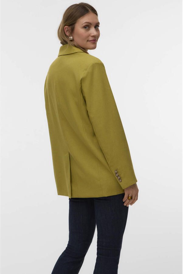 VERO MODA regular blazer limegroen - Foto 3