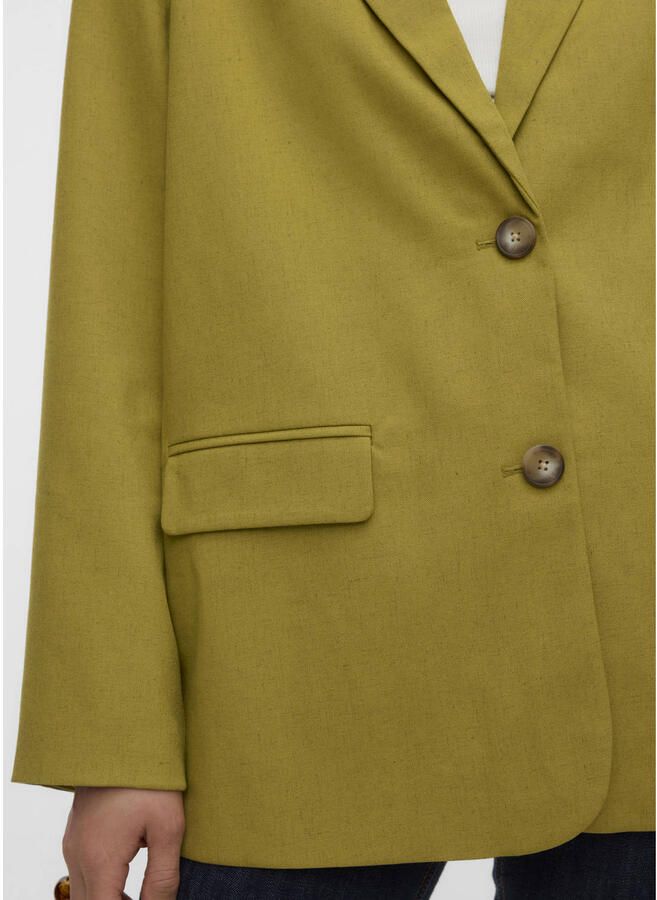 VERO MODA regular blazer limegroen - Foto 2