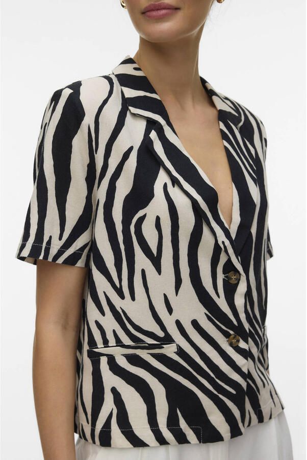 VERO MODA regular blazer zwart - Foto 2