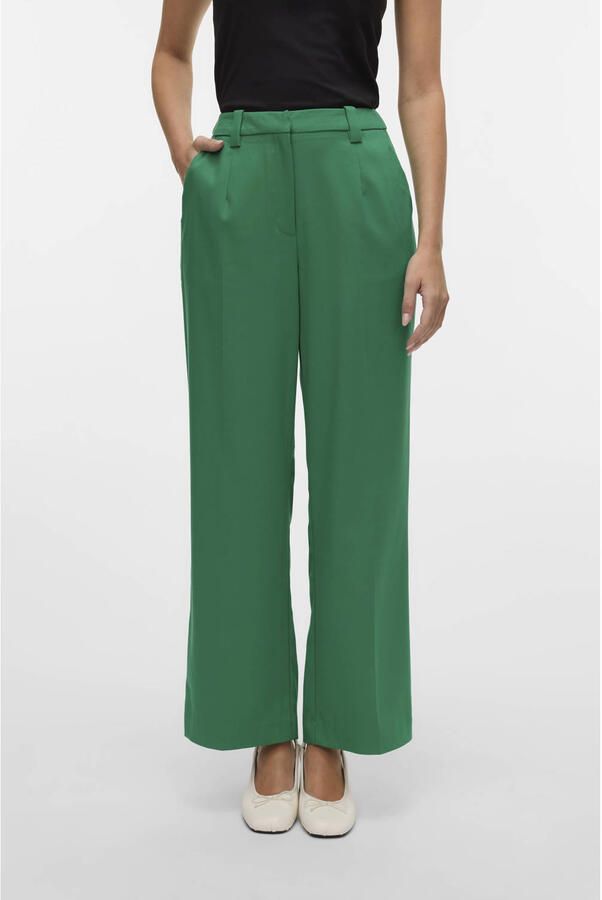 VERO MODA regular fit broek VMBALIRA groen