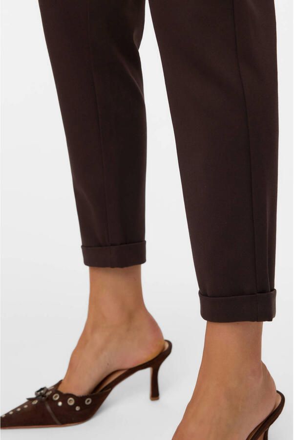 VERO MODA regular fit pantalon bruin - Foto 2