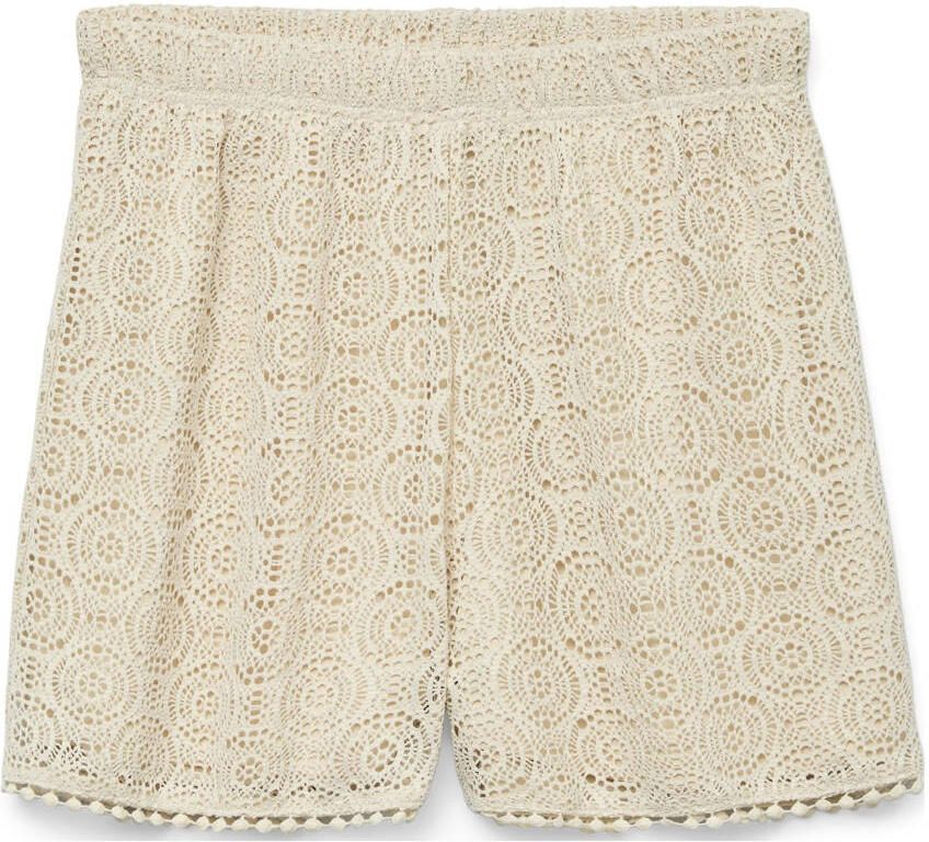 Vero Moda Regular fit korte broek met etskanteffect model 'MAYA' - Foto 3