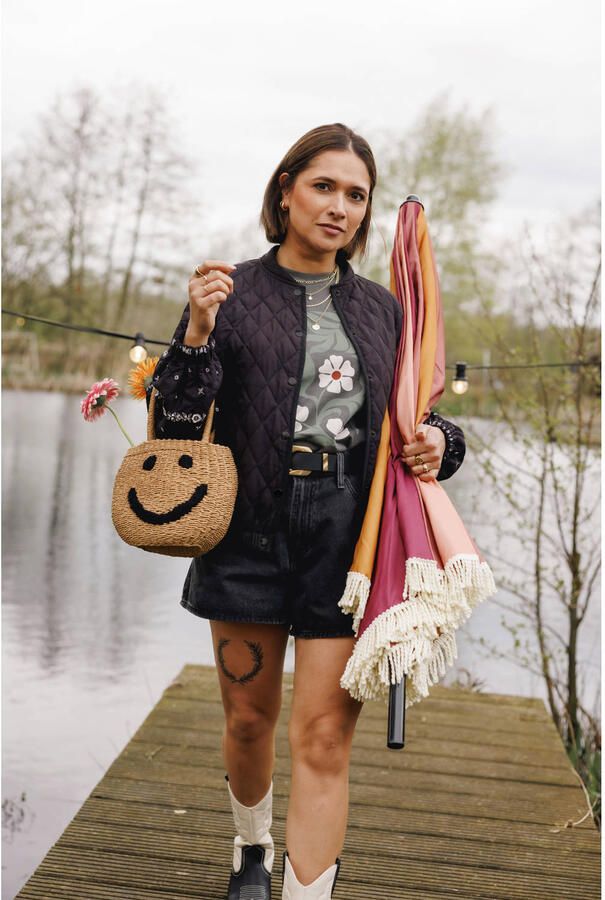 Vero Moda Jeansshort VMTESS MR SHORT DNM SHORTS MIX GA NOOS comfortabele vorm met stretchpercentage